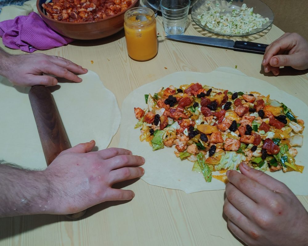 Relleno de espinagada poblera